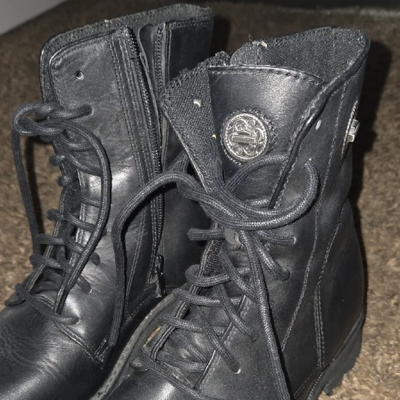 Harley-Davidson Black Combat Boots - Picture 2 of 5